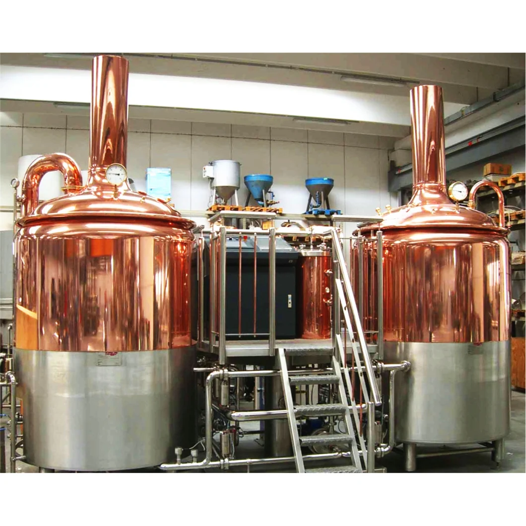 3000L Red Copper Beer Brewery Brewing Equipment