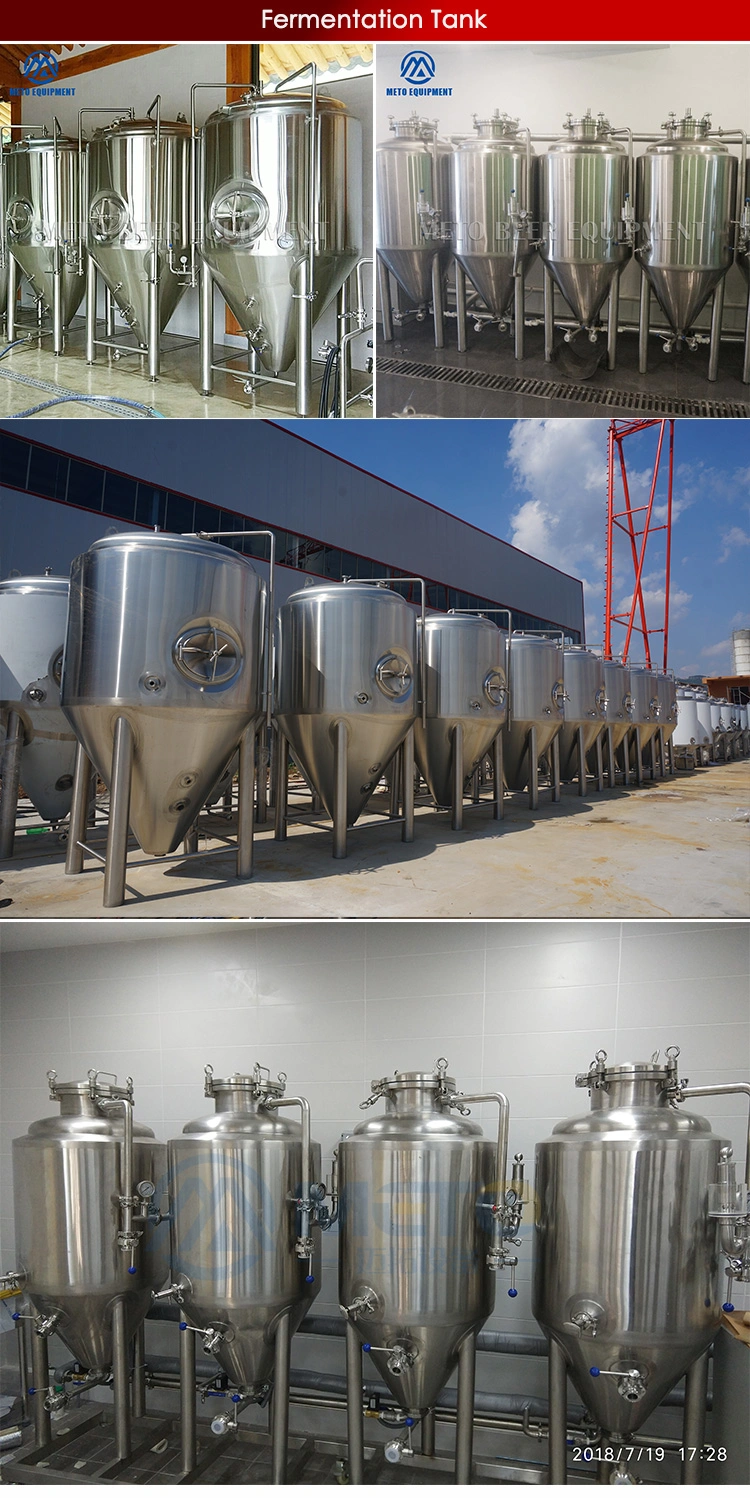 300L 500L 1000L Meto Red Copper Brewery Beer Brewing Manufacturers Equipment for Sale