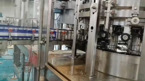 Maquinaria rotativa de llenado de bebidas de latas de aluminio Línea de embotellado de bebidas gaseosas carbonatadas de cerveza Línea de llenado de jugos Máquina de llenado de latas