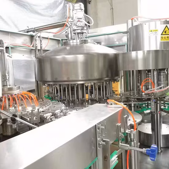 Máquina automática de llenado de jugo de bebida de vino de alcohol de cerveza para botella de vidrio